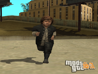 Skin Tyrion Lannister do Game Of Thrones para GTA San Andreas